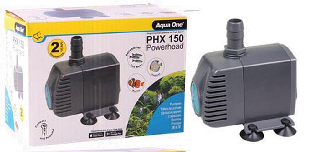 Aqua One PHX 150 Powerhead Aquarium Pump 600L/h 11328