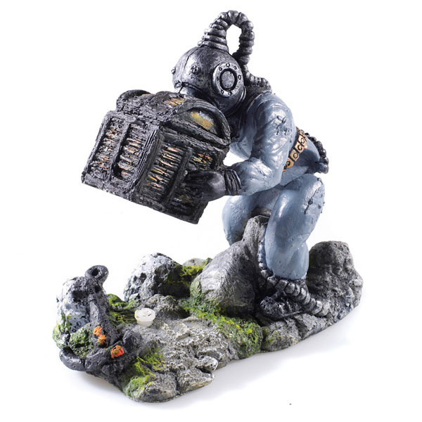 CLASSIC LIFTING DIVER Aquarium Ornament Air operated 140 x 85 x 115mm MS373