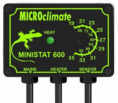 Microclimate Ministat On-Off Thermostat 600w * Reptile and Amphibian Vivariums