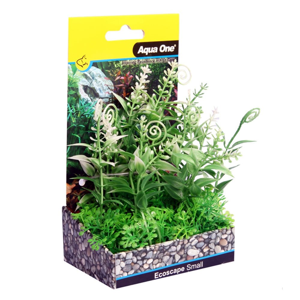 Aqua One Ecoscape Small Snow Swirl Green 10cm 28375