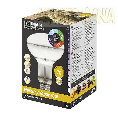 Reptile Systems D3 UV Basking Lamp 70watt 217012