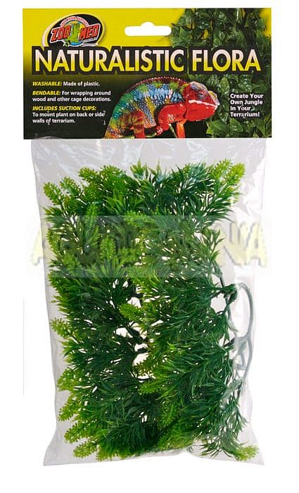 Zoo Med Malaysian Fern Large 56cm Artificial Plant for Reptile Enclosures BU-33