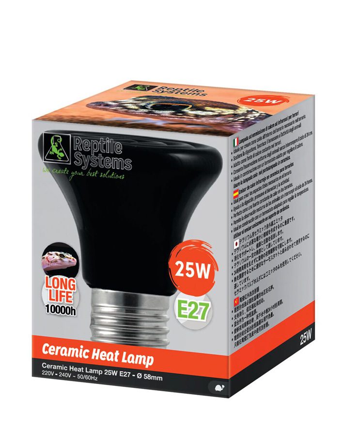 Reptile Systems Ceramic Heat Emitter 25w Infrared Nightime Heating 117043