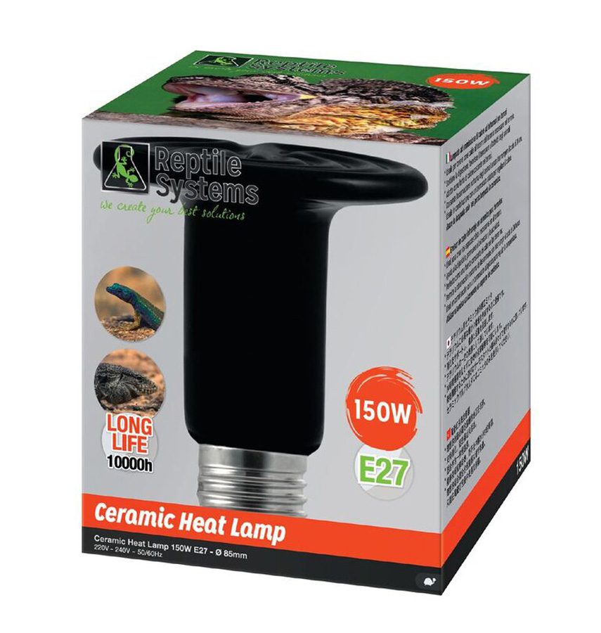 Reptile Systems Ceramic Heat Emitter 150w Infrared Night time Heating 117046