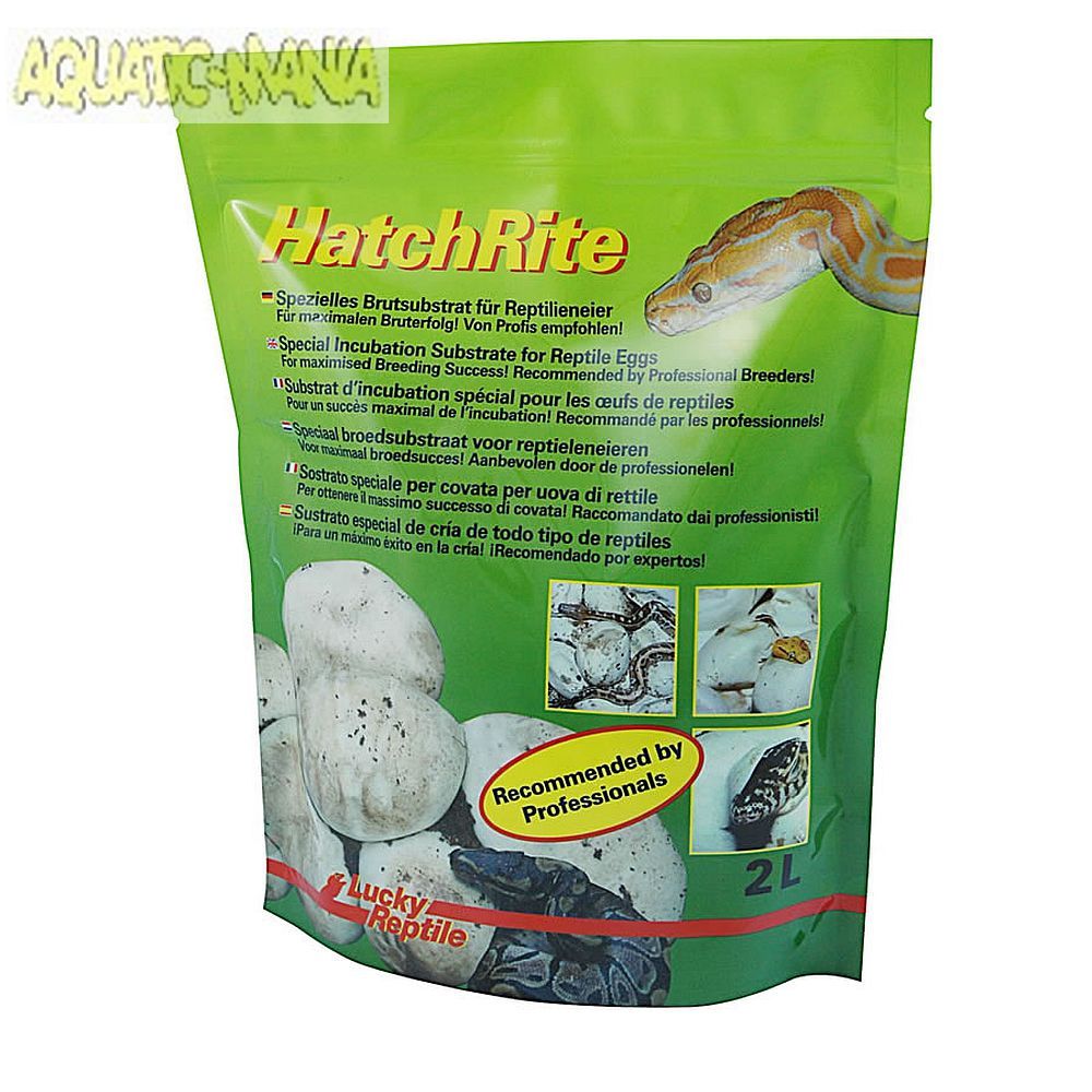 Lucky Reptile Hatchrite 2L Reptile Incubation Media For Eggs Snake Dragon HR-2