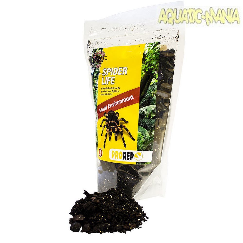 ProRep 1Ltr Spider Life Tarantula Insect Invert Scorpion Snail Substrate SMS002
