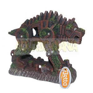 Betta Space Wolf Small Aquarium Ornament 16.9cm (l) x 8.3cm (w) x 13.4cm (h) MS803