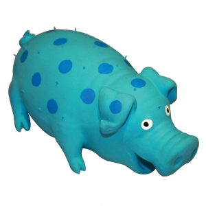 HappyPet Latex Pig Blue/Green 20x 905 x 10cm Approx 57586