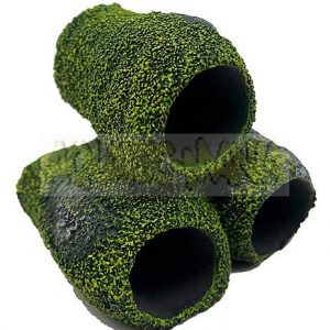 Aqua One Breeding Cannon Pipes With Moss 8x6.5x7cm 37535