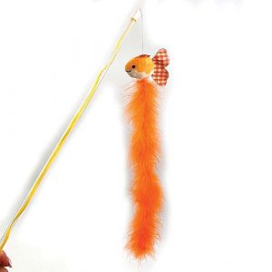 Happy Pet Tabby Patch Extra Long Goldfish Cat Teaser 10327