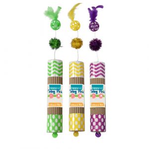 Tabby Patch Cardboard Roller 10363 SINGLE picked at random  colour may vary