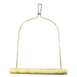 Happy Pet Bird Wooden Swing 18cm 21051