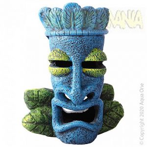 Aqua One Tiki Head Medium 11x6.5x14.5cm Aquarium Ornament 36984